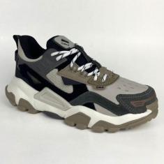 Tênis Qix Trek Bege Grafite, 37, Bege, Grafite
