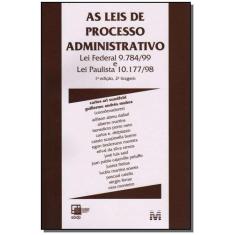 Livro - As Leis De Processo Administrativo (Sbdp) - 1 Ed./2006