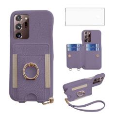 Asuwish Capa de telefone para Samsung Galaxy Note 20 Ultra 5G Capa carteira com protetor de tela e suporte para cartão de anel com compartimento para celular Note20 Plus Notes 20Ultra Note20+ U + 20+