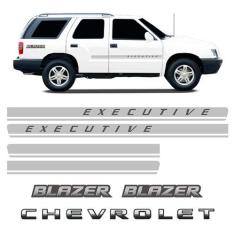 Kit Adesivos Faixas Blazer Executive 2009/2011 Chevrolet - SPORTINOX, 