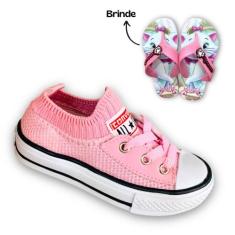 Combo Tênis meia infantil menino e menina + Chinelo - Abrakadabra, Ros