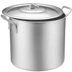 Panela CALDEIRÃO 32 Aluminio Vigor 22,5 Litros - Alumínio Vigor