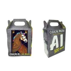 Quebra-Cabeça Ia Magia Do Cavalo Colorido 300 Peças - Tea&Amor