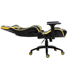 Cadeira Gamer Raven X-30 Estrutura em metal, braço 4D, encosto reclinável até 180° Preta / Amarela