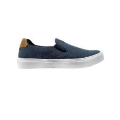 Tênis Dudalina Masculino Zara Slip On Lona Mistral Napa Logo-Masculino