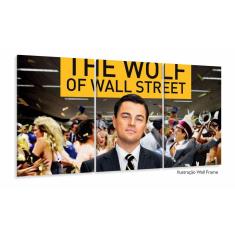 Quadro Decorativo Lobo de Wall Street Filme 120x60 3 peças