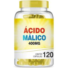 Ácido Málico 400Mg Com 120 Cápsulas