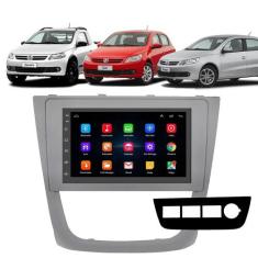 Kit Multimidia Android 7" Gol Saveiro Voyage G5 08 10 12 GPS + Câmera 