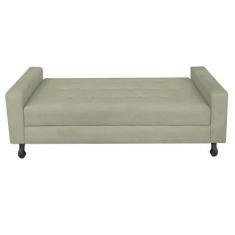 Recamier Calçadeira Sofá Bianca  1,95 cm King Size Baú Quarto Sala Sue