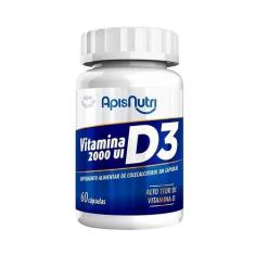 Vitamina D3 2000UI (60 caps) - Padrão: Único - Apisnutri