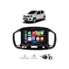 Kit Multimídia Uno 2015 / 2021 Attractive Evo 7 Pol CarPlay AndroidAut