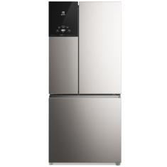 Imagem de Geladeira Electrolux Frost Free 590L Efficient com AutoSense 3 Portas Cor Inox Look (IM8S) 127V