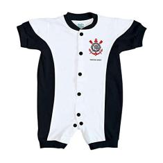 Macacão Bebê Corinthians Manga Curta - Torcida Baby