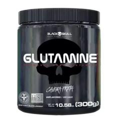 GLUTAMINE 300G - BLACK SKULL - Caveira Preta