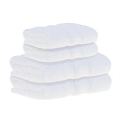 Jogo Toalhas De Banho 4 Pç Buddemeyer Algodão Egipcio Branco