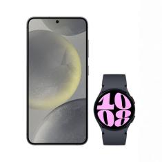 Galaxy S24 256GB - Preto + Galaxy Watch6 BT 40mm - Grafite