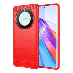 Capa de celular para Honor X9A, fibra de carbono refinada, anti-queda, anti-impressões digitais, proteção total