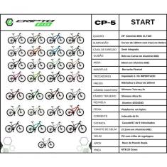 Bicicleta Aro 29 Cripto 27v Shimano Fr. Hidraulico Trava-k7 - Vermelho-preto - 17"