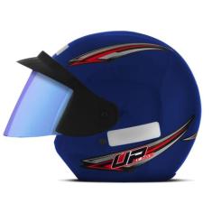 Capacete Masculino Feminino Aberto Mixs Up, AZUL, 58