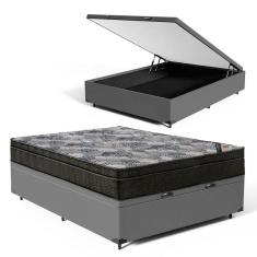 Cama Box Baú Com Colchão De Molas Ensacadas Ortobom Iso Super