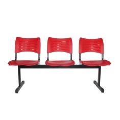 Longarina Turim 3 Lugares - Maiart, Vermelho