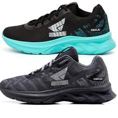 Kit 2 Tenis Masculino feminino unissex Oldsen Shelby corrida academia caminhada