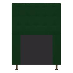 Cabeceira Estofada Dama 90 Cm Solteiro Suede Verde
