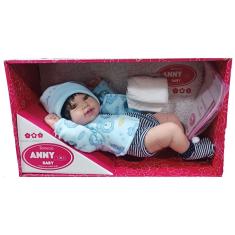 Boneco Anny Doll Baby Menino 2440 Cotiplás
