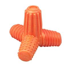 Pet Games Mordedor Tridimensional 4 Dogs Soft Laranja Pp Para Cães Laranja