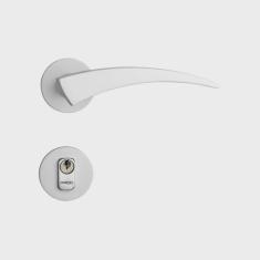 Fechadura Esplendore Branco Texturizado Externa