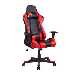 Cadeira Gamer Pelegrin em Couro PU Reclinável PEL-3012 Preta e Verde-Unissex