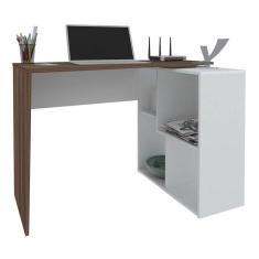 Escrivaninha Artany Urban 2 Prateleiras Ipê