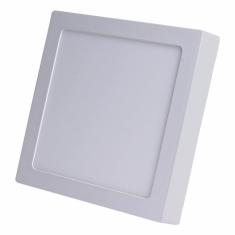 Plafon Led Sobrepor Quadrado 18w Branco Frio 6000k