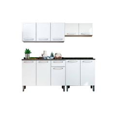 Cozinha Completa Evidence 4 Peças (2 Armários + 2 Balcões) C4P61 Branco - Bertolini