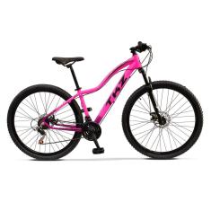 Bicicleta Fuji TKZ Quadro 15" Alumínio 21 Marchas Freio a Disco Aro 29 Suspensão Mecânica