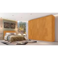 Guarda-Roupa Europa Mademarques Sicilia 6 Portas 4 Gavetas 15 prateleiras 210cm