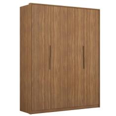 Guarda Roupa Casal Attore D02 4 Portas de Bater 3 Gavetas MDP Amendola Touch Mpozenato