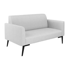 Sofá Namoradeira Pés Villach Marisa Linho D03 - D\`rossi Cor A05 Cinza