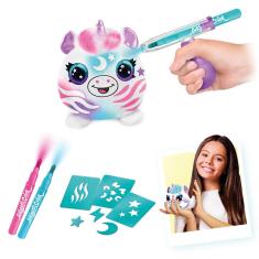 Mini pelucia surpresa para pintar airbrush - fun