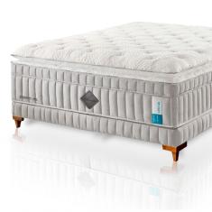 Colchão De Látex Híbrido Qgel King 193x203cm