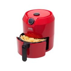 Fritadeira eletrica sem óleo arno super bfry 1400w 4,2l 110v vermelha,