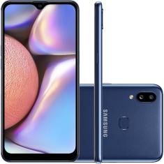 Smartphone Samsung Galaxy A10s 32GB 4G Wi-Fi Tela 6.2'' Dual Chip 2GB RAM Câmera Dupla + Selfie 8MP - Azul