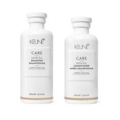 Kit Shampoo E Condicionador Keune Care Satin Oil
