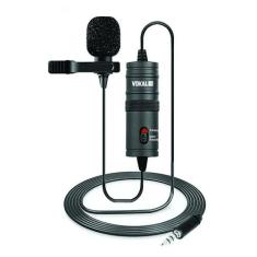 Microfone Vokal Lapela Com Fio Slm10 Para Celular