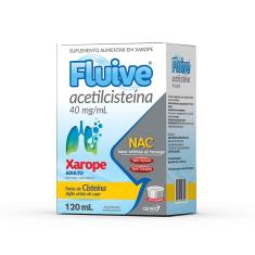 Fluive Acetilcisteína 40mg/ml Xarope 120ml 120ml Xarope Adulto