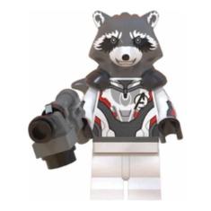 Bonecos Blocos De Montar Rocket Raccoon Os Vingadores