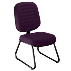 Cadeira Diretor Para Escritório Gomada Linha Blenda Roxo