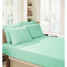 Lençol de Malha Casal King Venesa, erva doce