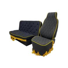 Sofá Cama Carona + Capa Banco Motorista Caminhão Mb Bicudo 1620 ATRON 