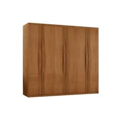 Guarda Roupa Casal Dunas Mdf 6 Portas E 2 Gavetas Moderna Naturalle
